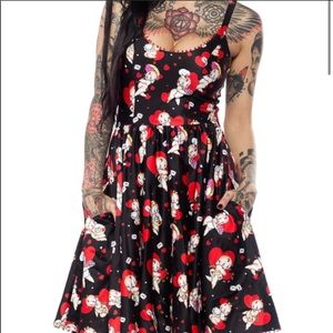 NWT Sourpuss Sweets Kewpie Kewpids Pinup Dress L